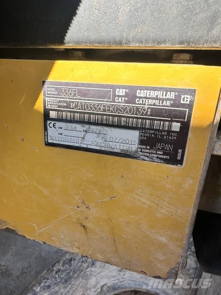 CAT 336 F L Pásová rýpadla