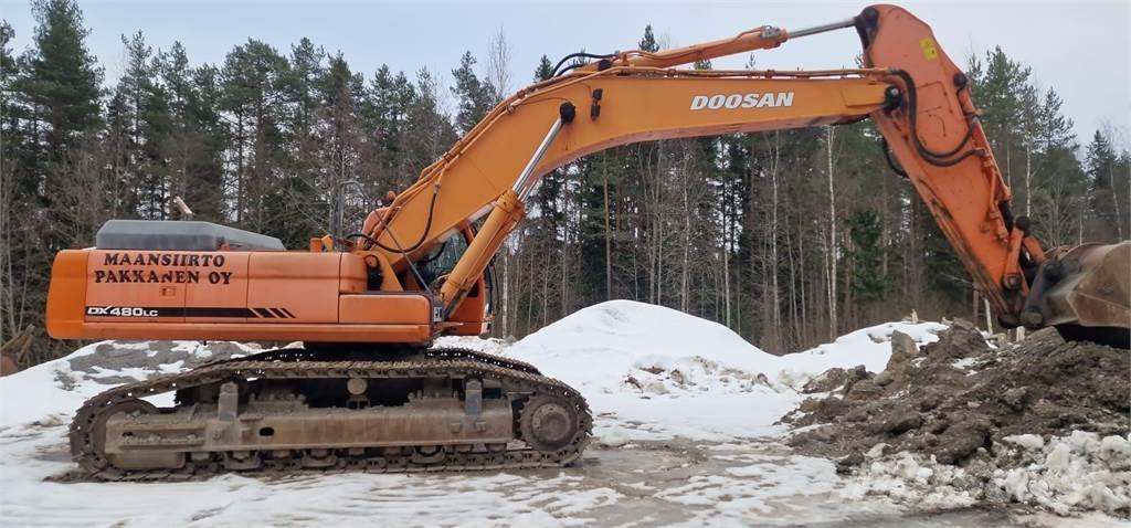 Doosan DX 480 LC Pásová rýpadla
