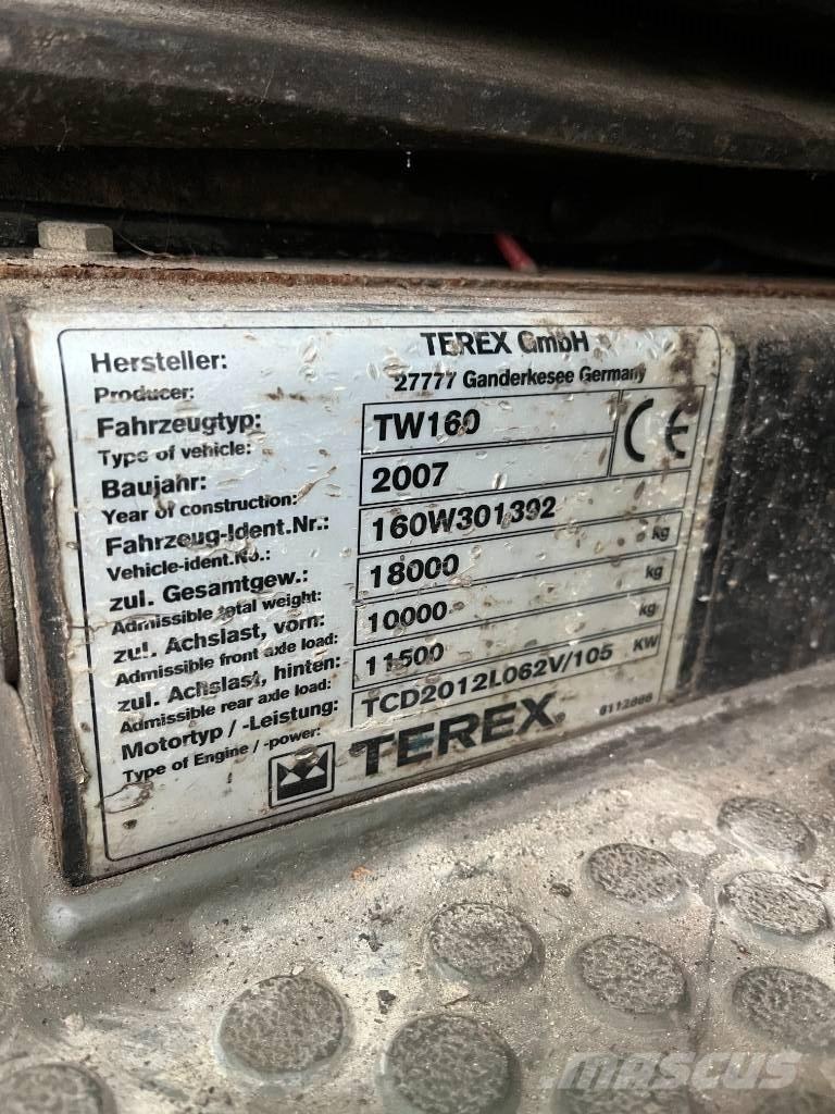 Terex TW 160 Kolová rýpadla