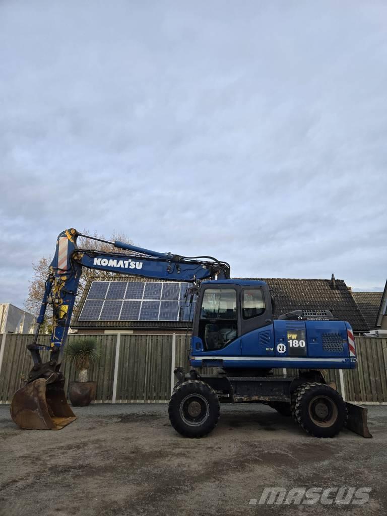 Komatsu PW 180-7EO Kolová rýpadla