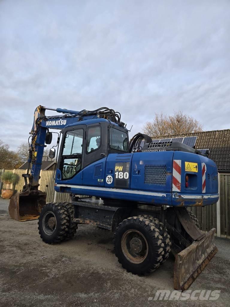 Komatsu PW 180-7EO Kolová rýpadla