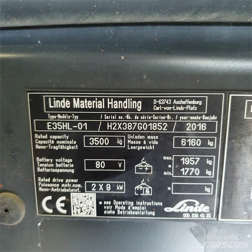 Linde E35HL Akumulátorové vozíky