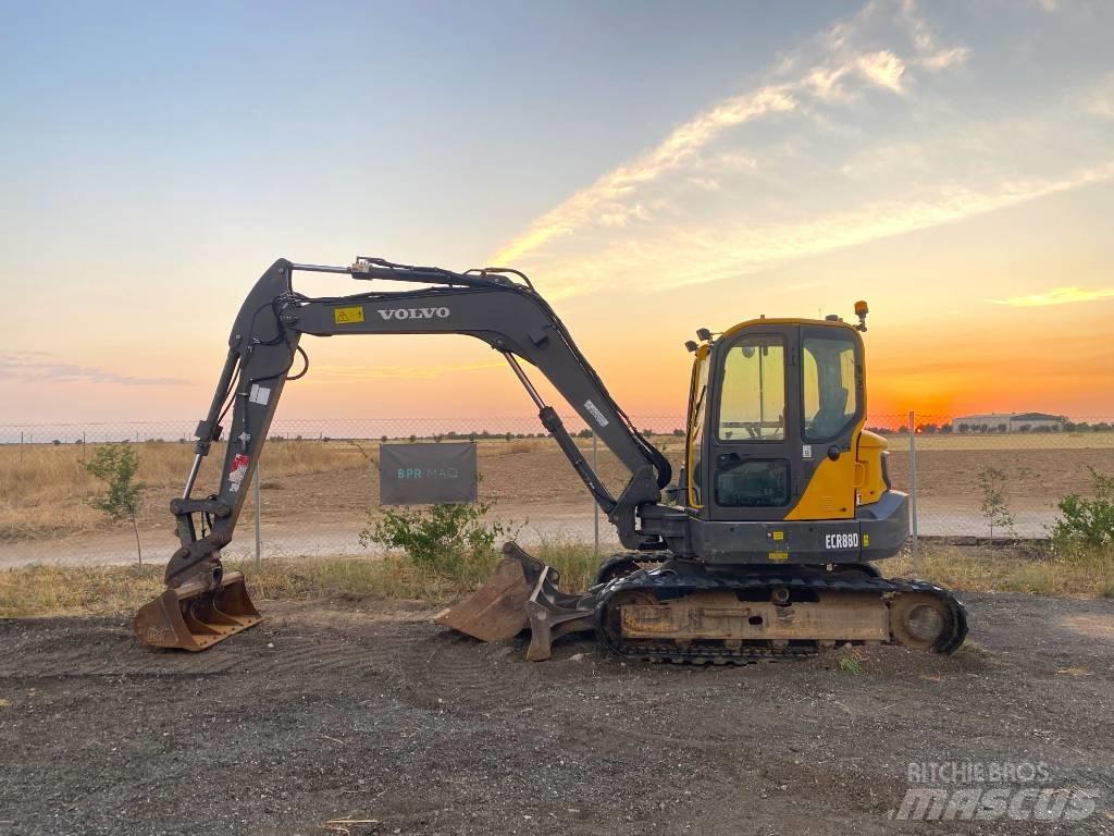 Volvo ECR 88 D Midi rýpadla 7t - 12t