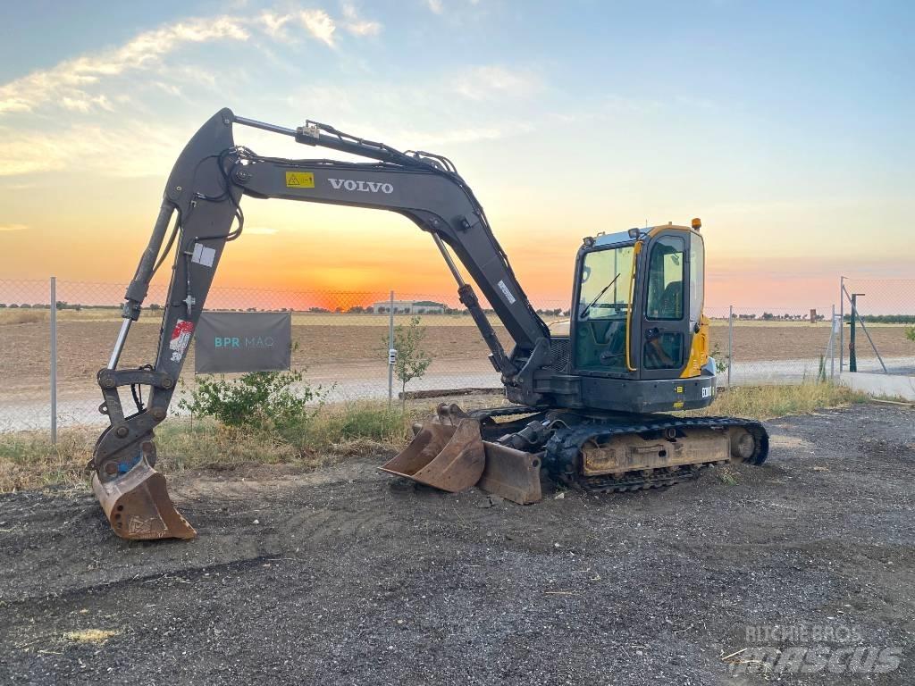Volvo ECR 88 D Midi rýpadla 7t - 12t
