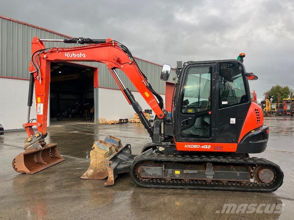 Kubota KX 080-4 Midi rýpadla 7t - 12t