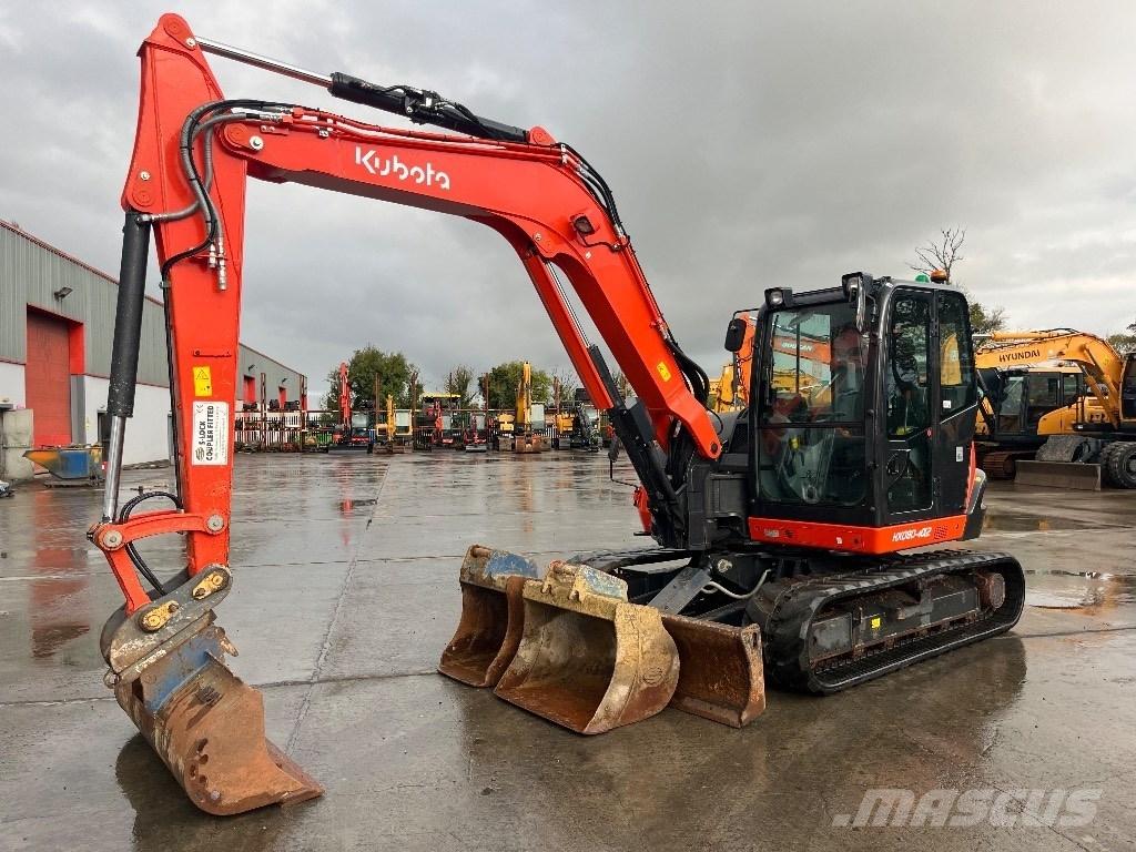 Kubota KX 080-4 Midi rýpadla 7t - 12t