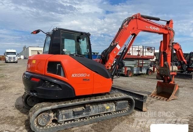 Kubota KX080-4S2 Pásová rýpadla