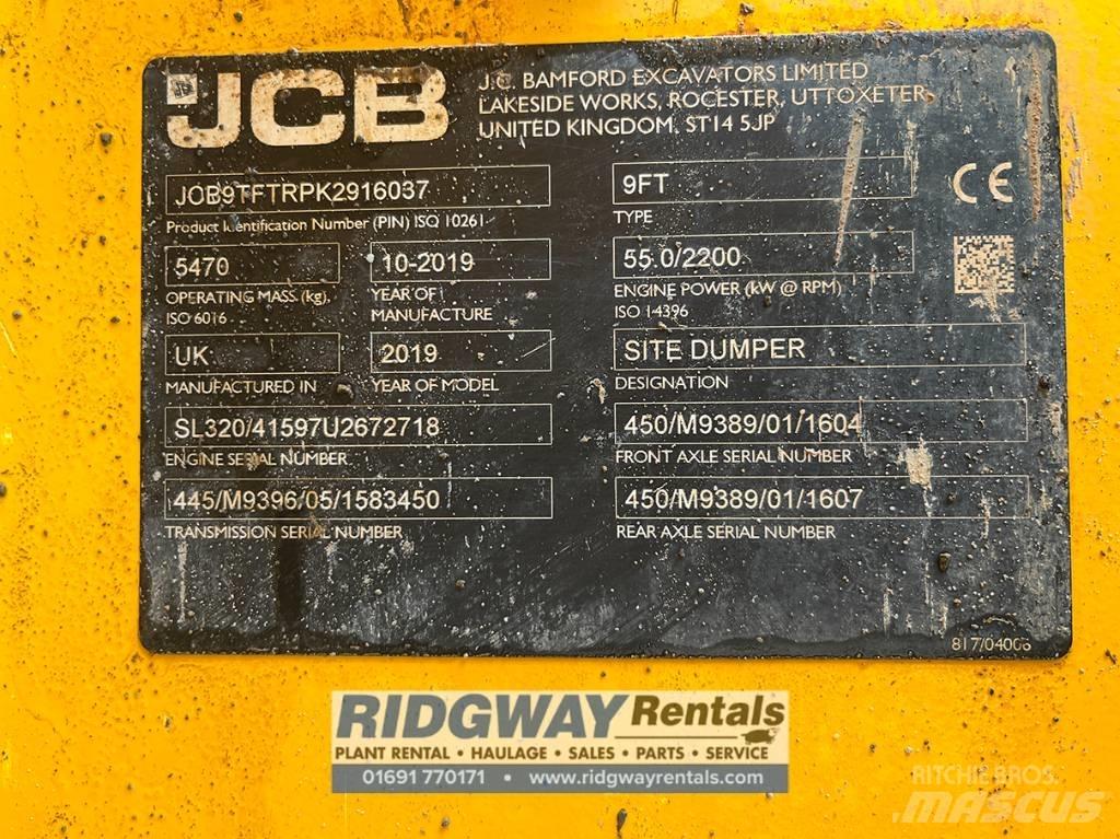 JCB 9 Ton dumper Vyklápěcí dempry
