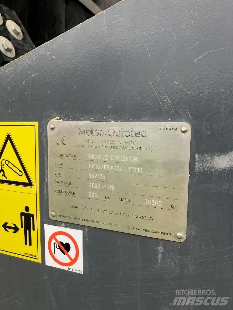 Metso LT 1110 Mobilní drtiče