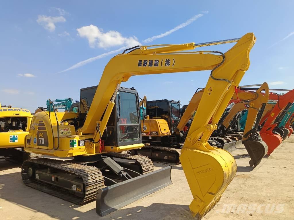 Komatsu PC 70 Pásová rýpadla