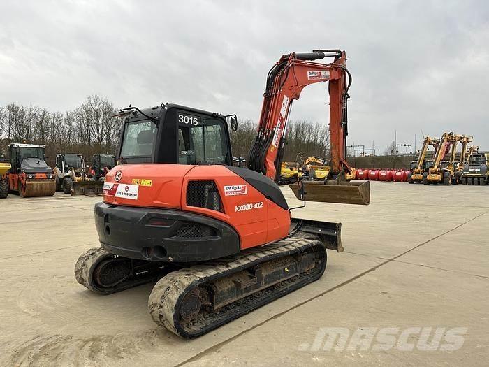 Kubota KX080-4A2 Midi rýpadla 7t - 12t