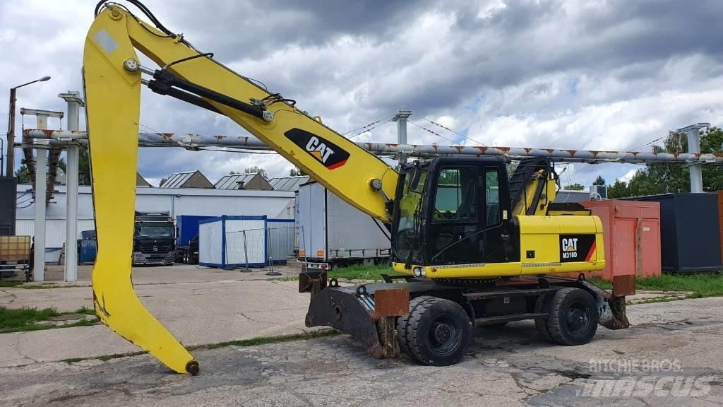 CAT M 318 D MH Stroje pro manipulaci s odpadem