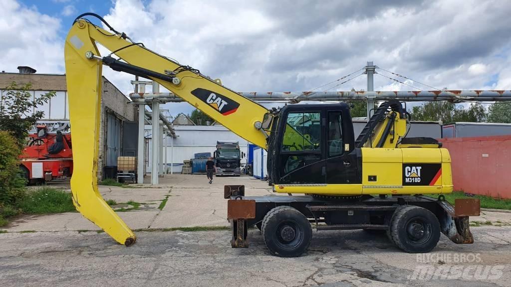 CAT M 318 D MH Stroje pro manipulaci s odpadem