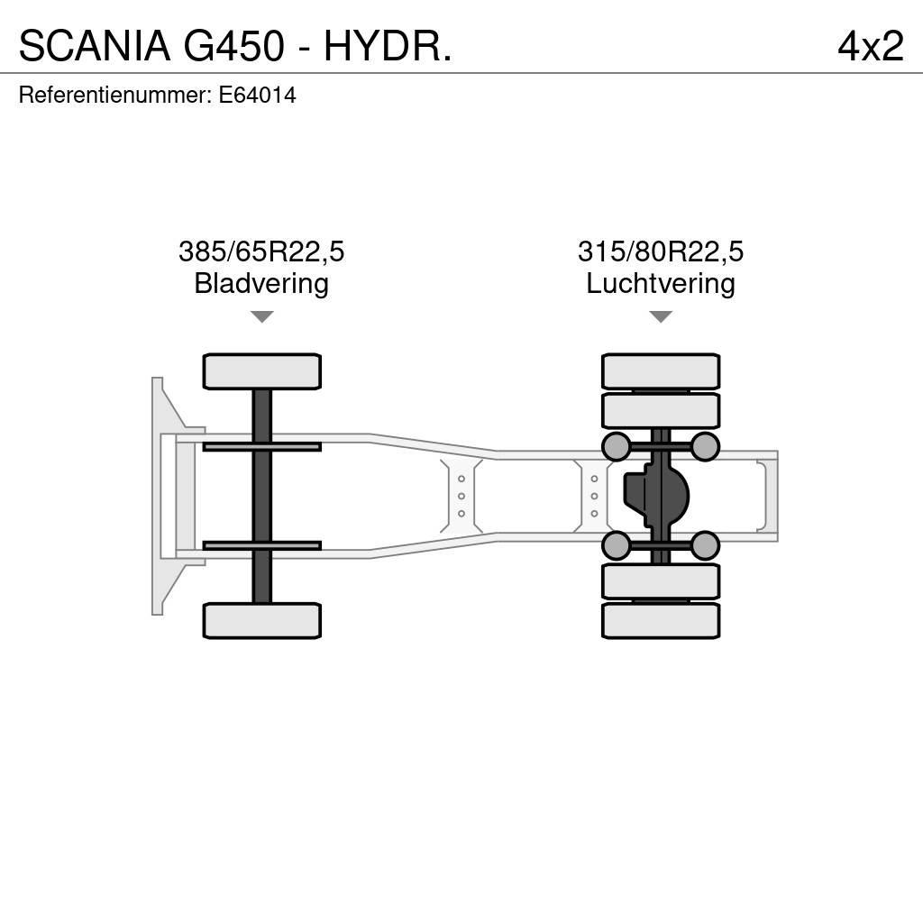 Scania G450 - HYDR. Tahače