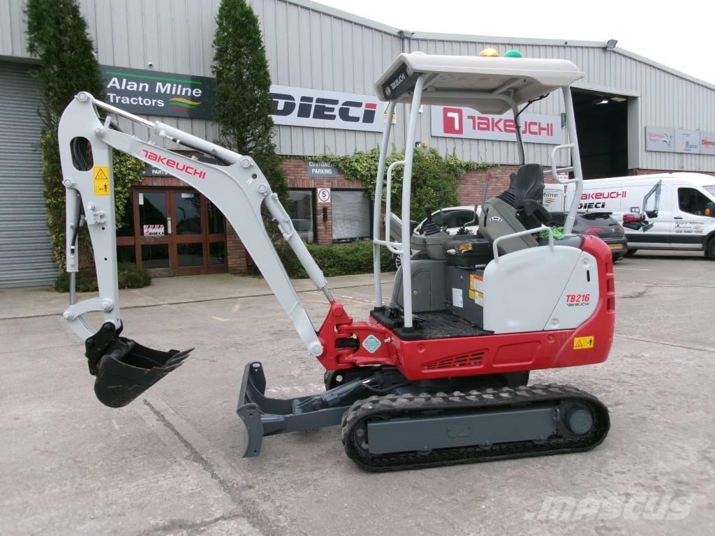 Takeuchi TB 216 Mini rýpadla < 7t