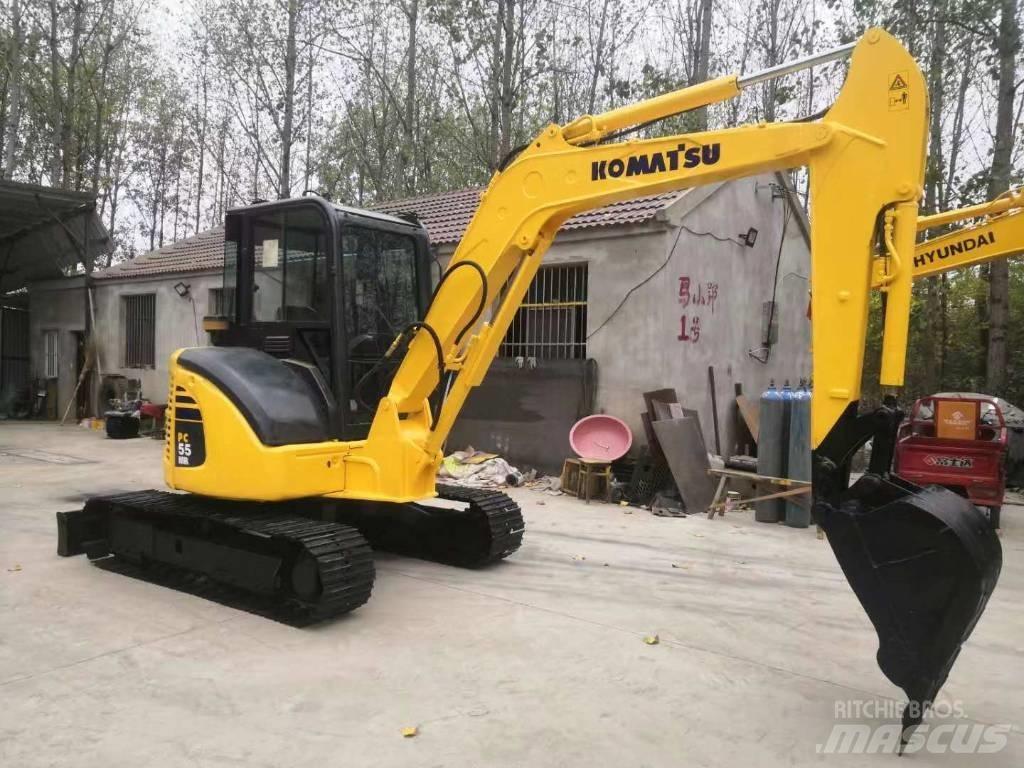 Komatsu PC55MR Pásová rýpadla