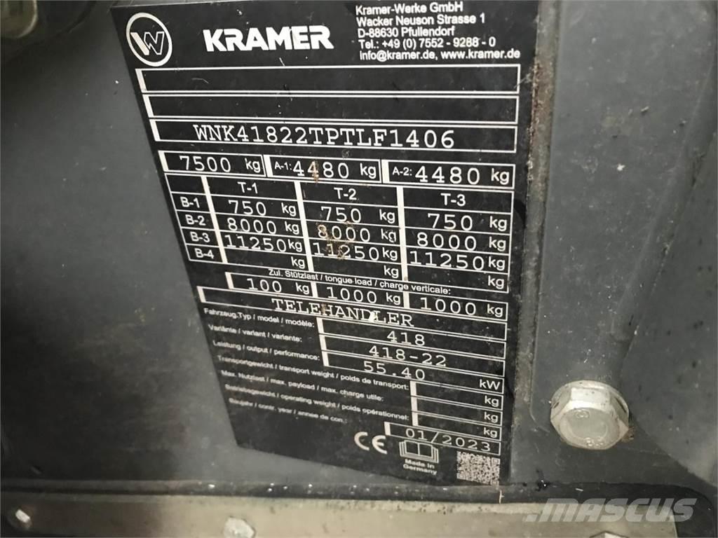 Kramer KT276 Teleskopické nakladače pro zemědělství
