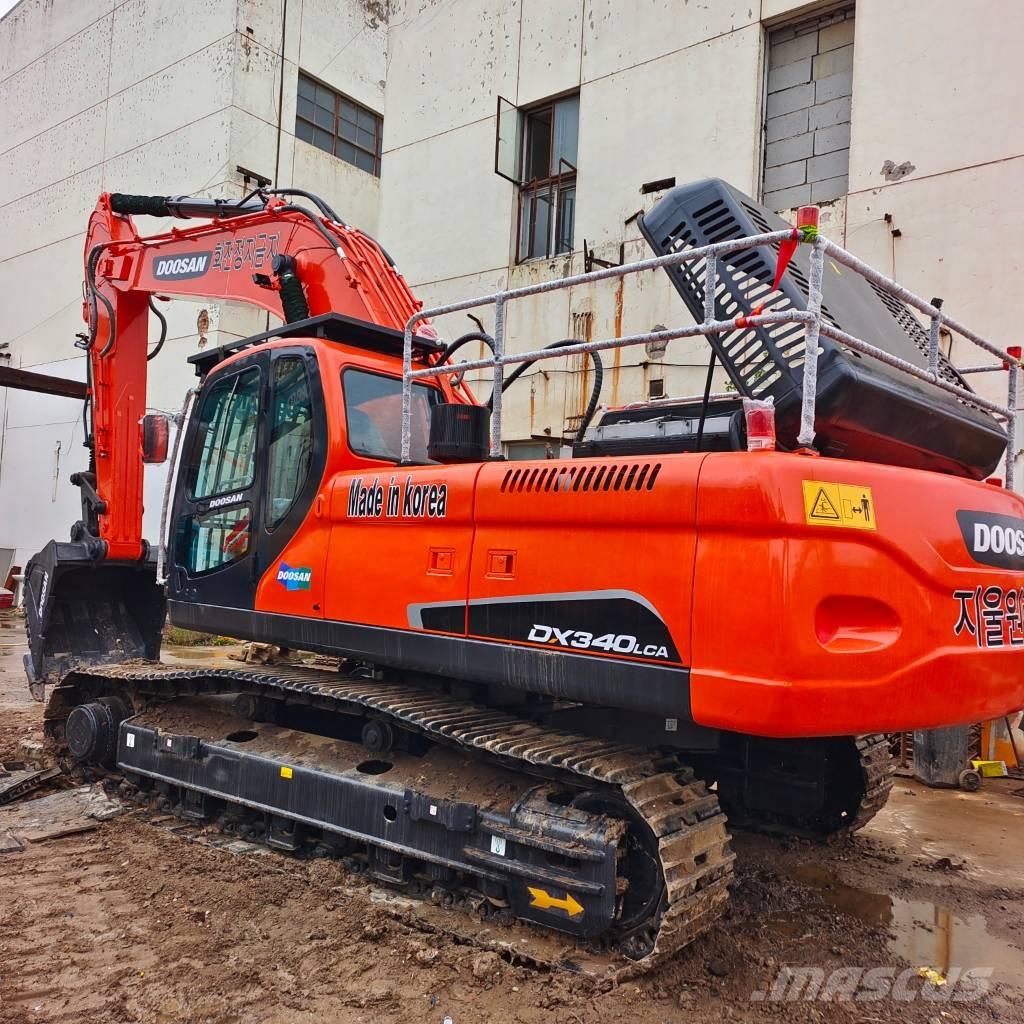 Doosan DX 340 LC Pásová rýpadla