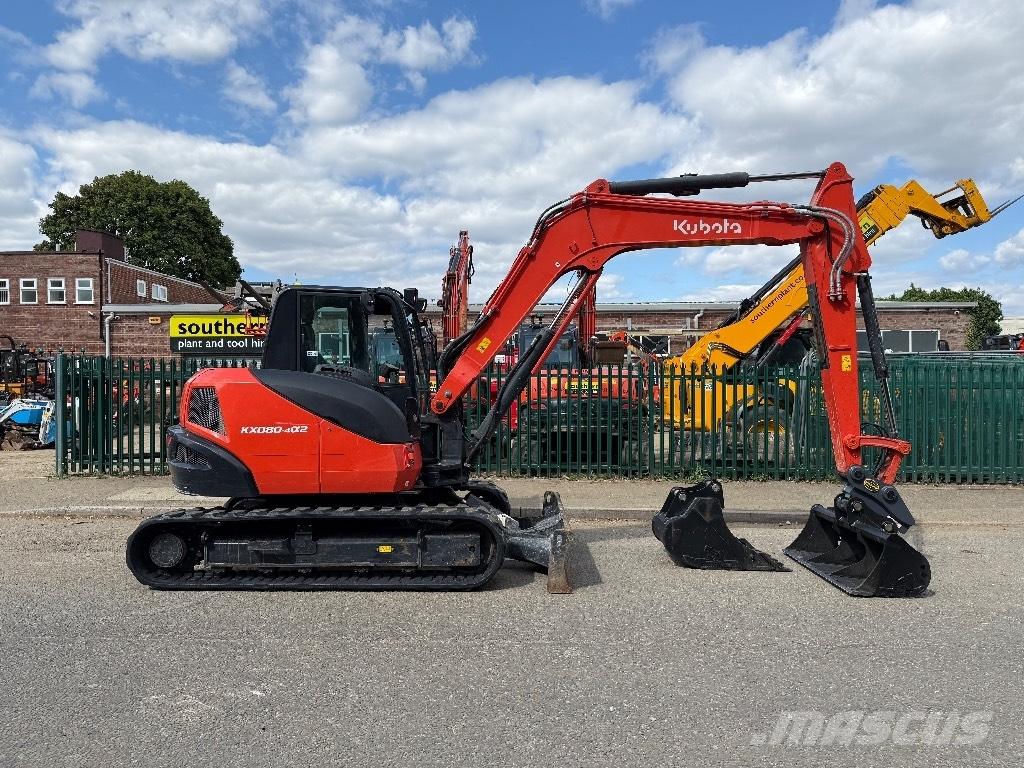 Kubota KX 080-4 Midi rýpadla 7t - 12t