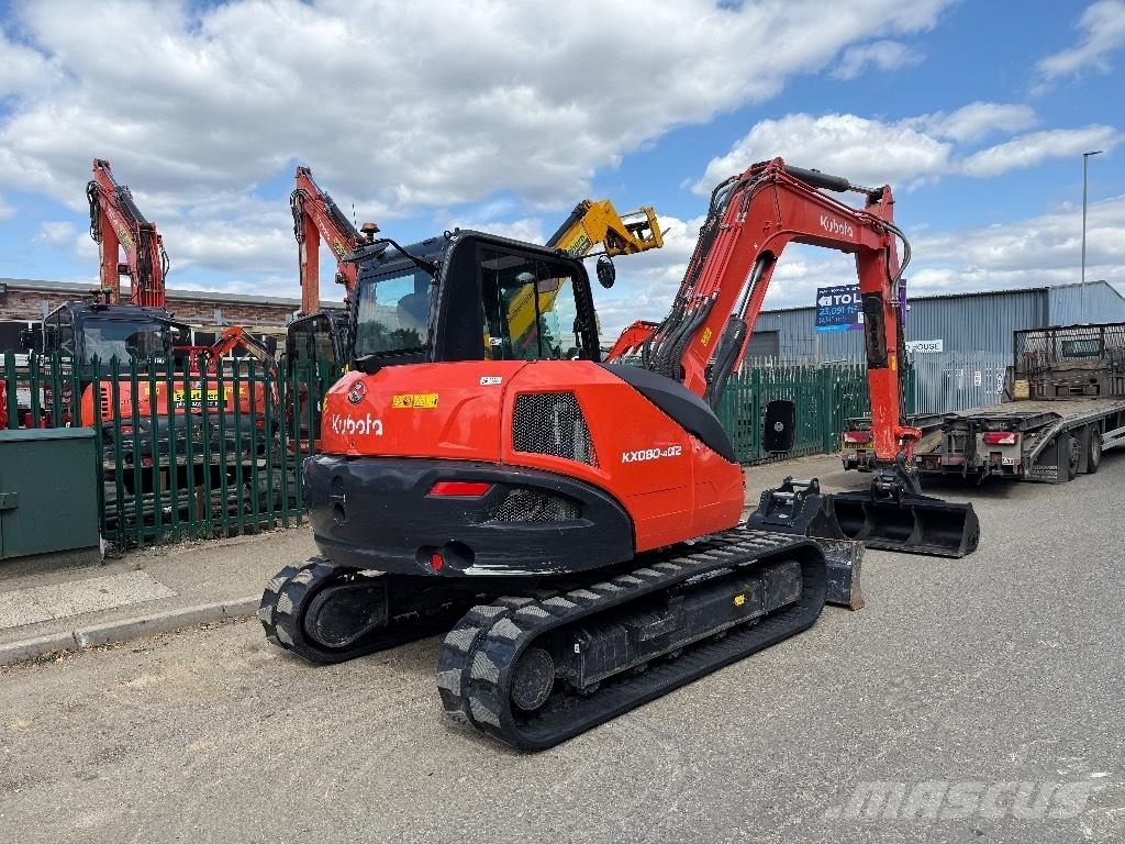 Kubota KX 080-4 Midi rýpadla 7t - 12t