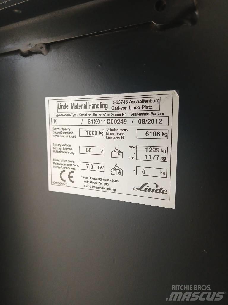 Linde K 10 Vysokozdvižný vozík