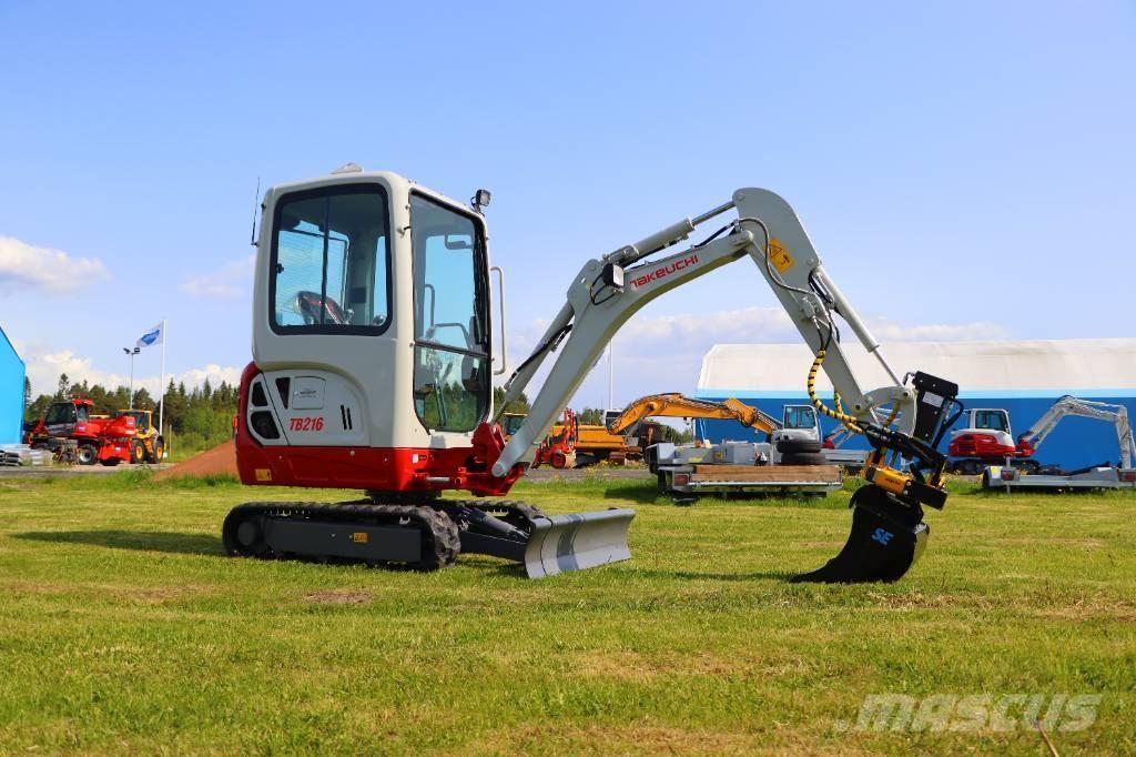 Takeuchi TB216 Mini rýpadla < 7t
