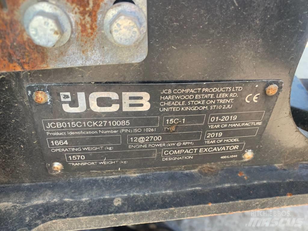 JCB 15 C-1 Mini rýpadla < 7t
