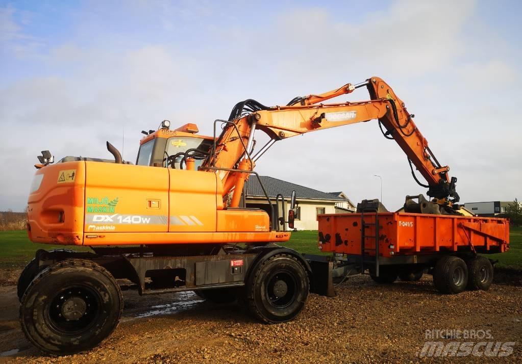 Doosan Dw 140 Kolová rýpadla