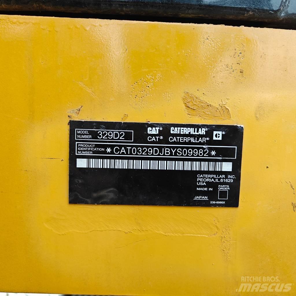 CAT 329 DD Pásová rýpadla