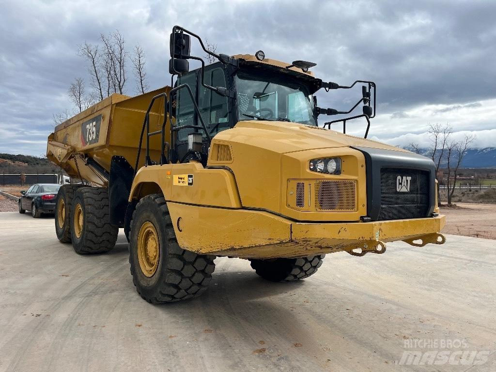 CAT 735 Kloubové dempry
