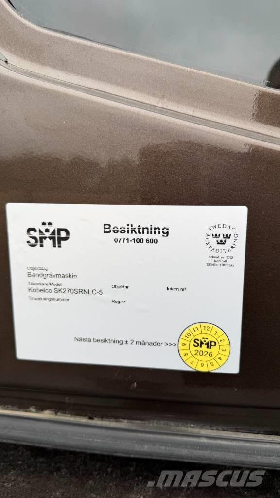 Kobelco SK 270 LC Pásová rýpadla