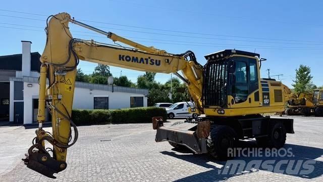 Komatsu PW 180-10 Kolová rýpadla