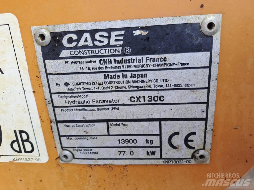 CASE CX 130 C Pásová rýpadla