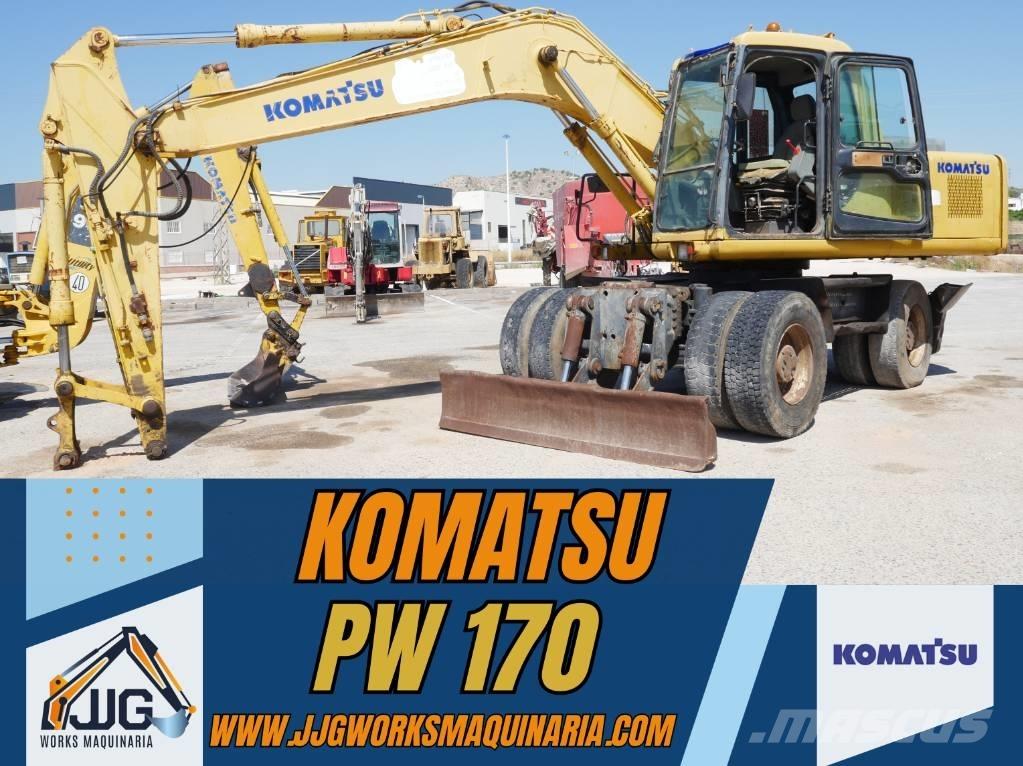 Komatsu PW 170 Kolová rýpadla