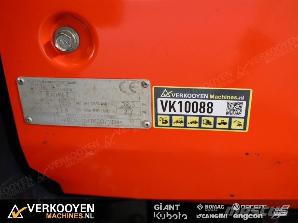 Kubota KX019-4 Mini rýpadla < 7t