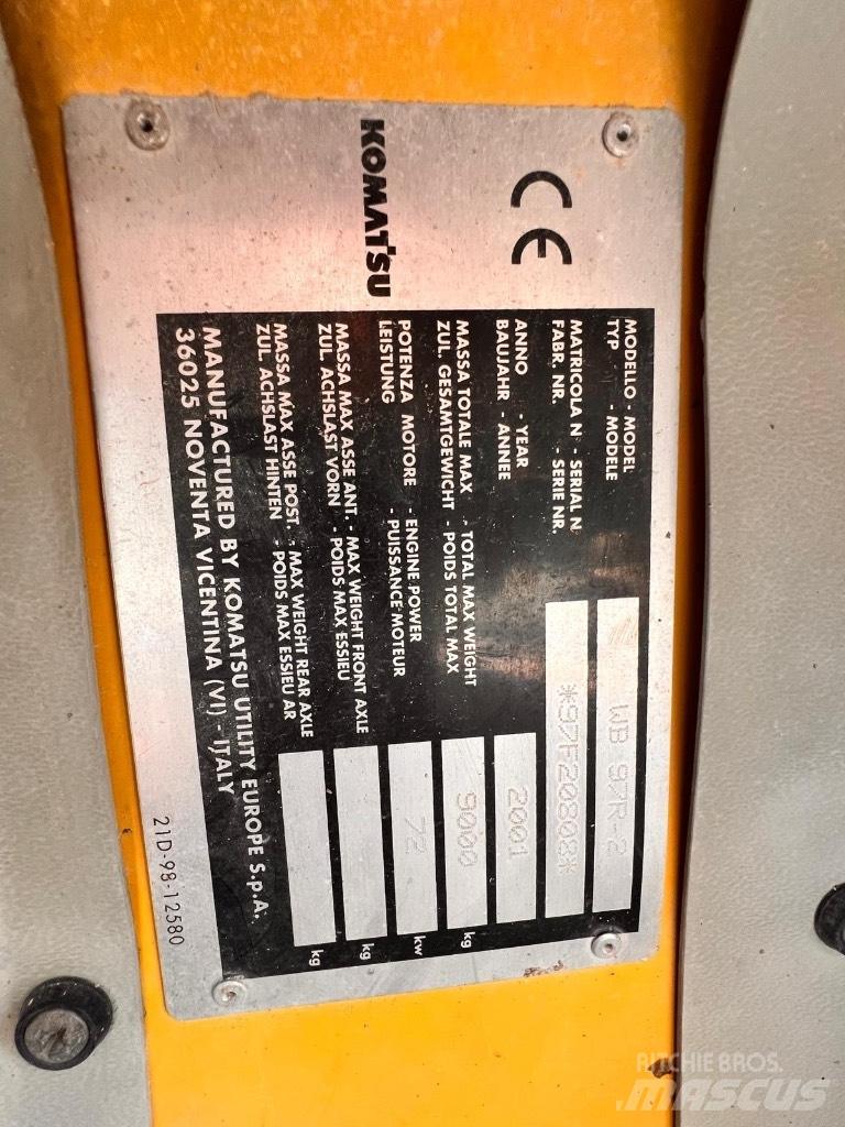 Komatsu WB 97 R-2 Rýpadlo-nakladače