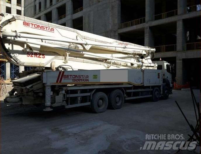 Betonstar 52M-5RZ Nákladní auta s čerpadly betonu