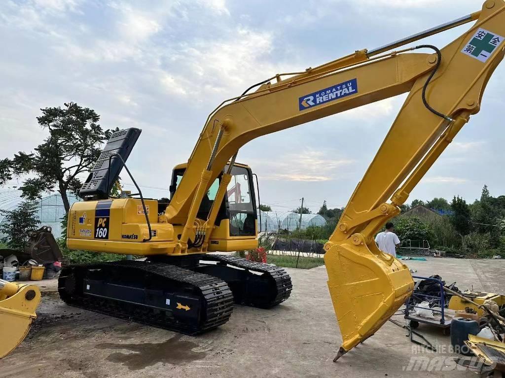 Komatsu PC 160 Pásová rýpadla