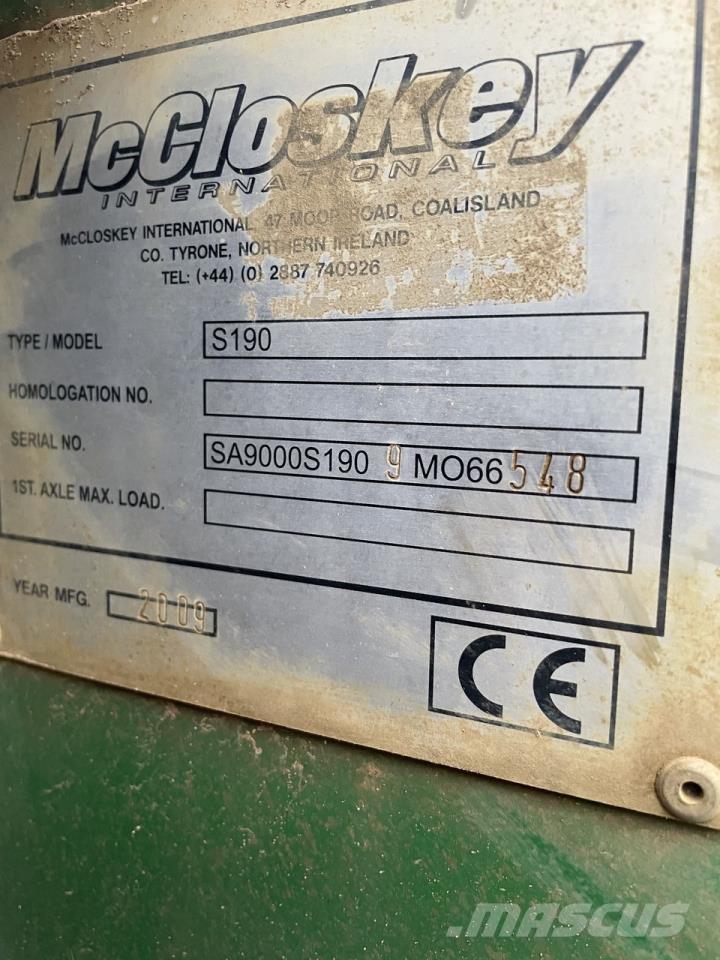 McCloskey S190 Důlní vrtací stroje