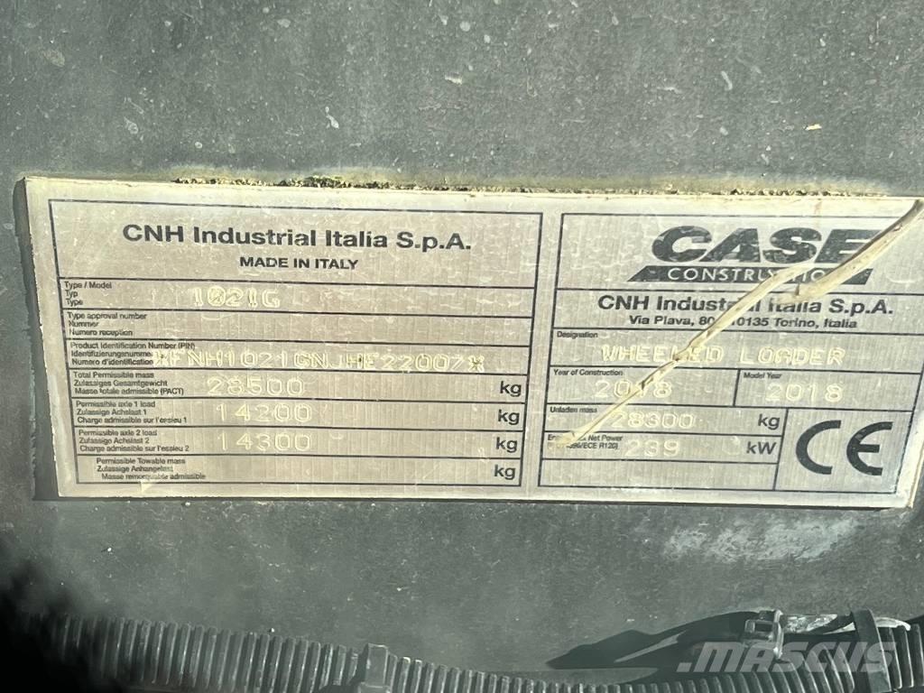 CASE 1021 G Kolové nakladače