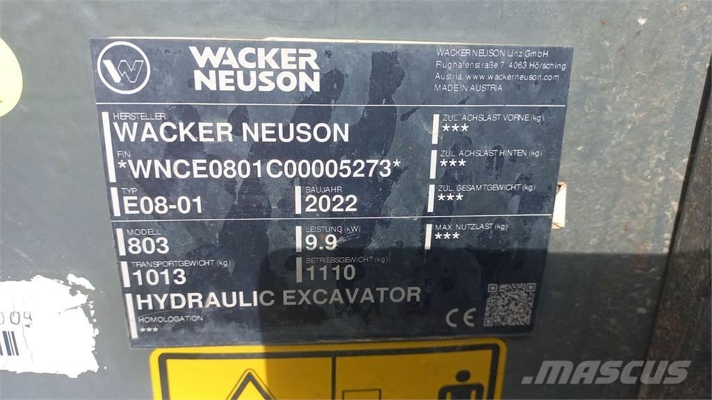 Wacker Neuson 803 Pásová rýpadla