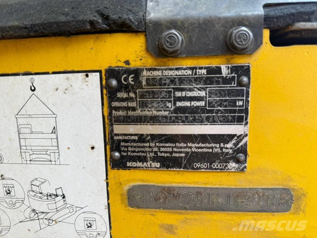 Komatsu PC 138 US-11 Pásová rýpadla