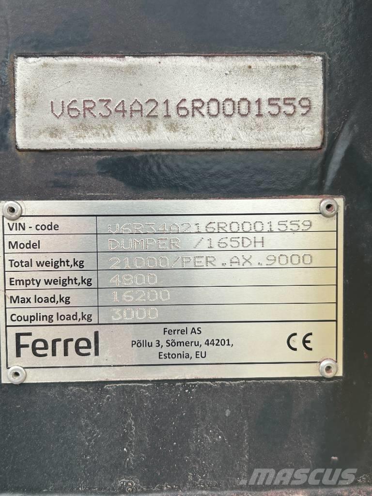 Ferrel 165DH Sklápěcí přívěs