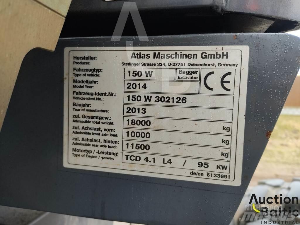 Atlas 150 W Kolová rýpadla