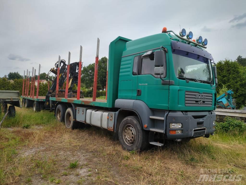 MAN TGA 33.430 Vozy na přepravu kmenů