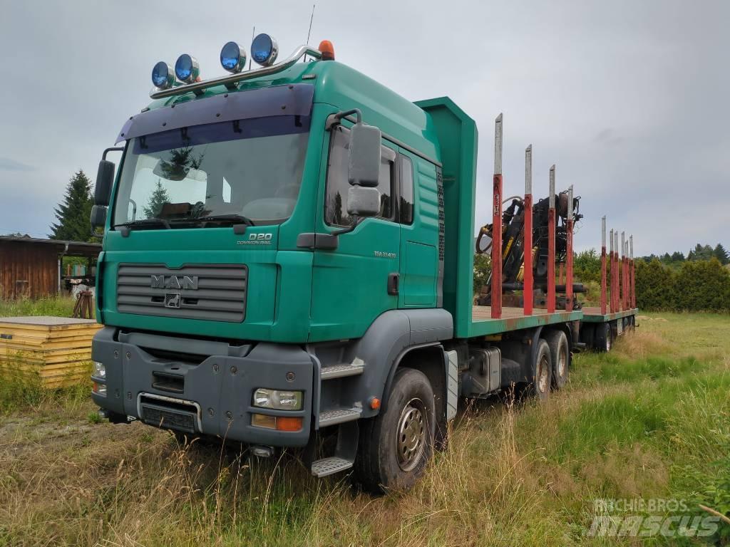 MAN TGA 33.430 Vozy na přepravu kmenů