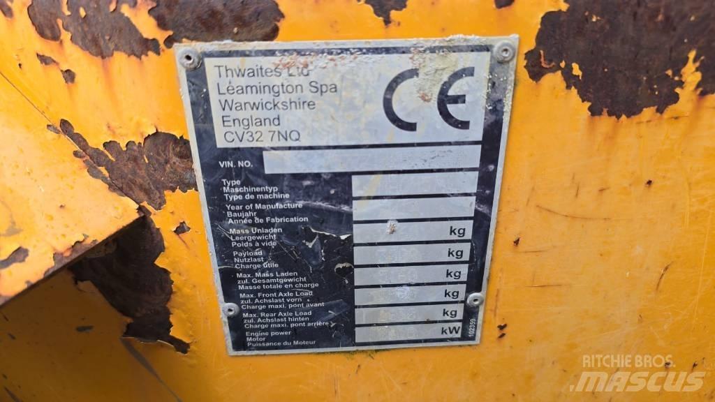 Thwaites 3 ton Vyklápěcí dempry