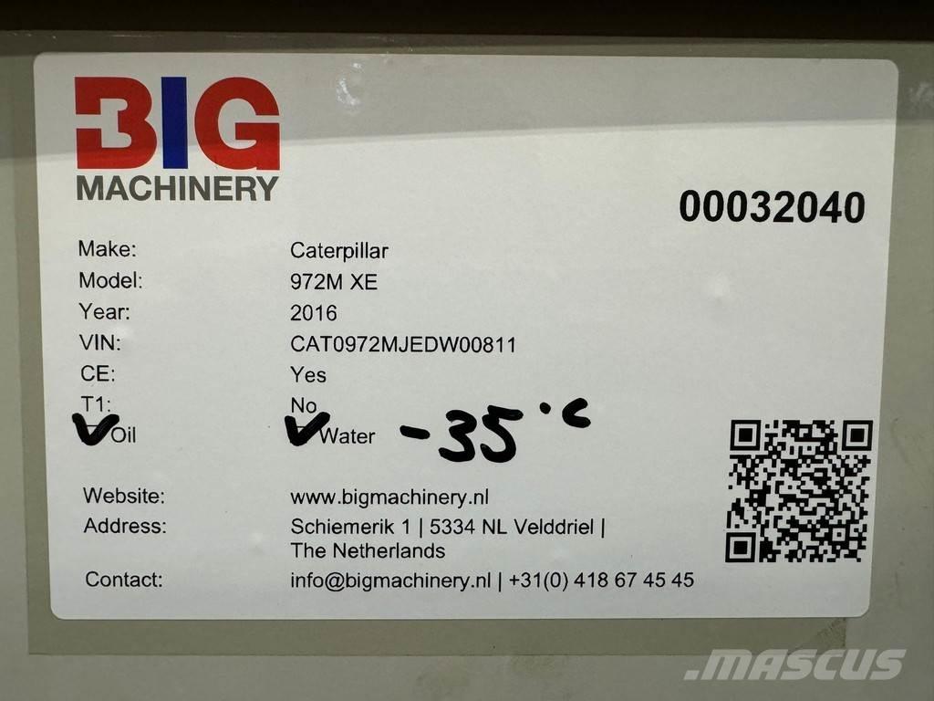 CAT 972M XE Kolové nakladače