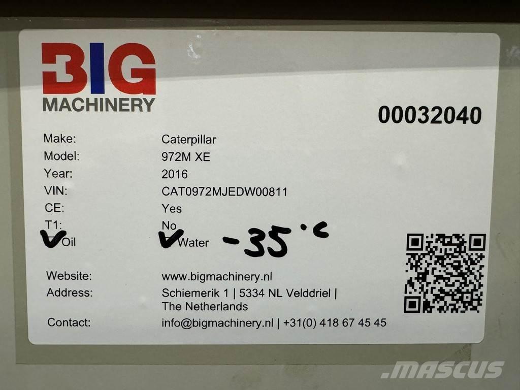 CAT 972M XE Kolové nakladače