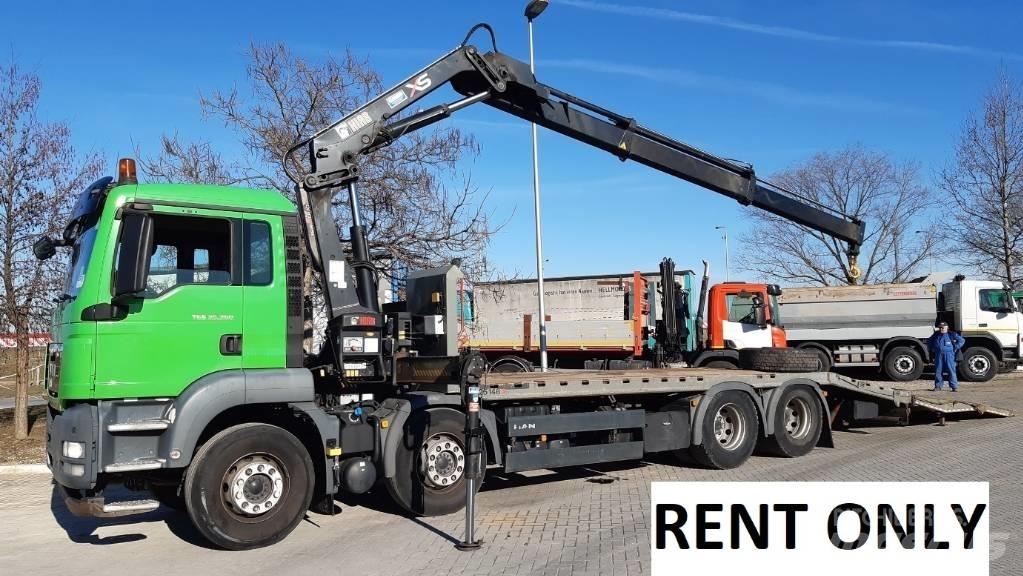 MAN TGS 35.360  rent Valník s navijákem